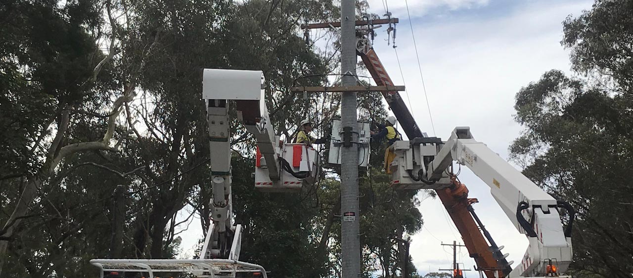 Maintenance of a Power Pole